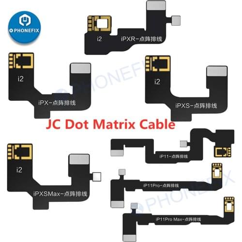 JC Dot Matrix Cable for iPhone & iPad Face ID Testing Repair For X/XS/XR/XSMAX/11/11P/11PM/12/12PMini Dot Projector Flex Cable
