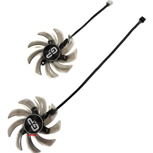 2Pcs/Set FDC10H12S9-C GPU Cooler Graphics Card Fan For Palit GTX 1660 SUPER GP OC GTX1660 Ti Dual OC Replacement