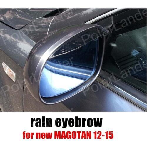 High quality 2 pieces Car Rearview Mirror Rain Rainproof eyebrow cover back mirror for new MAGOTAN 12-15