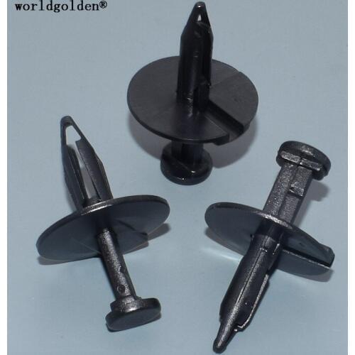 Worldgolden 100pcs Splash Shield, Seat Cushion & Spare Tire Retainer for Ford#N802781-S(N802781S) W704340S300,GM#14093088