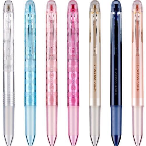 Japan Stationery (Refills Not Include) Pilot Hi-Tec-C Coleto Pen Body Component Pink Dot Metallic Cute Stationary P-LHKCG