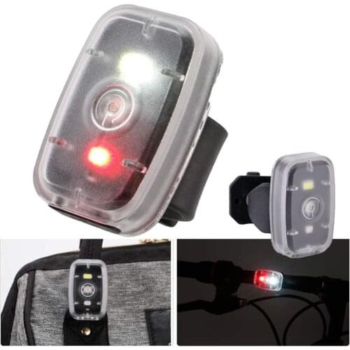 1PC Bicycle Taillights Outdoor Sports Night Running Led Light Safety Belt Arm Warning Cycling Bike Rear Lamp USB Charging Supply