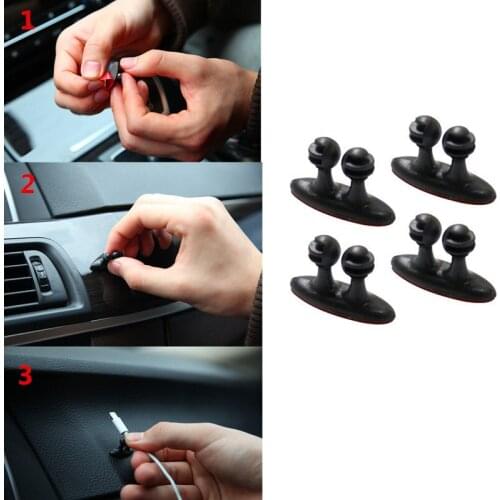 8Pcs/Lot Vehicle Wire Clip Car Fixed Clamp Automotive Cable Clip Instrument Panel Wiring Clip Cable Holder Auto Supplies Styling