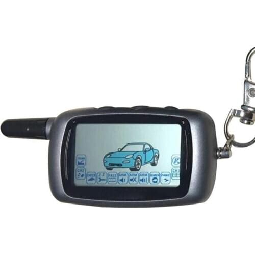 A6 Multifunction Car Security System Anti-theft Sound Alarm 2 way Remote Control Auto parts