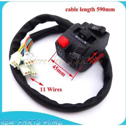 ATV Handle Switch Control without Choke Handlebar For Chinese 50cc 110cc 125cc 150cc 200cc 250cc Quad ATV Parts
