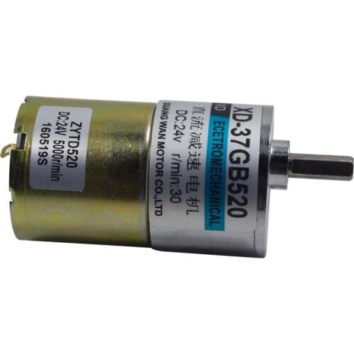 Free Shipping 12V / 24V 10W miniature DC geared motor low speed high torque can adjustable speed / reversible electric tools