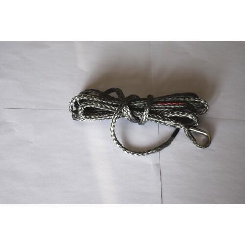Free Shipping Grey 6mm*3m ATV Snow Plow Lift Rope,Offroad Rope,ATV Winch Rope