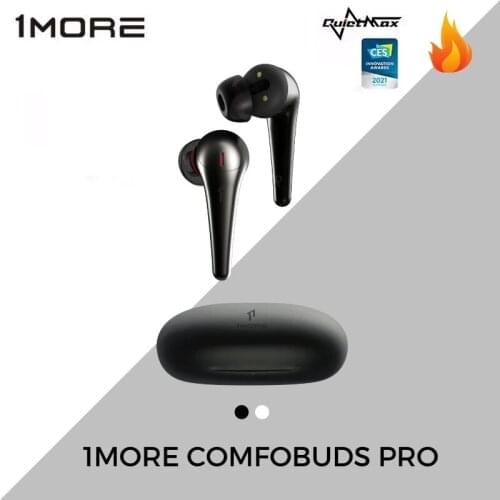 1MORE ComfoBuds Pro AAC BT True Wireless Earphones QuietMax Intelligent Noise Reduction 13.4mm Dynamic Driver Headset