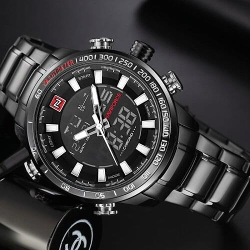NAVIFORCE Quartz Wristwatch Mens Watches Brand Sport Military Watch Men Clock Stainless Waterproof Chronograph relogio masculino