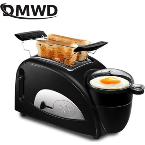 DMWD Multifuntion Breakfast Maker Bread Toaster Steam Egg Sandwich Maker Electric Oven For Household 220V