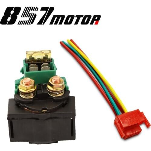 Motorcycle electrical parts lgnition key switch starter solenoid Relay with Plug for HONDA CBR250 MC19 CBR400 MC23 VFR400 NC30