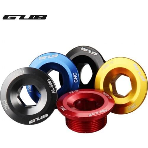 GUB MTB Aluminum Alloy Screw Mountain Bike Crank Cover Screws for Shimano 590 596 XT XTR SLX Crankset Screw Cover
