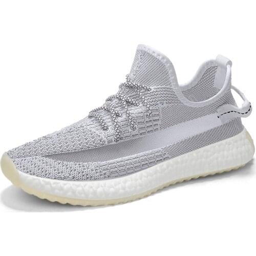 Summer New Men Sneakers Breathable Sports Shoes Mesh Casual Running Shoes Lace-up Lightweight Vulcanize Outdoor Shoes for Women