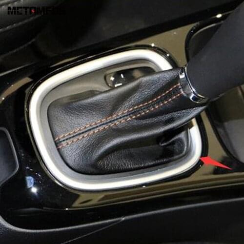 For Jeep Compass 2017-2020 2021 Matte Gear Shift Box Cover Trim Moulding Sticker Decoration Frame Inner Accessories Car Styling