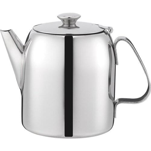 Stainless Steel Teapot Coffee Pot Kettle With Filtering Holes Support Stove Cooking Home Kitchen Bar Coffee Shop Accessories