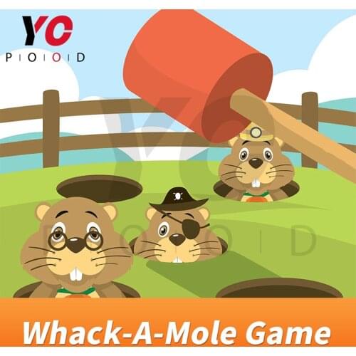 Whack-a-mole prop Escape Room Game Props Mole Attack game button prop Escape Room Gadget