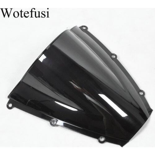Wotefusi New ABS Plastic Material Black Windshield Windscree For Honda CBR 600RR F5 03-04 [CK474]