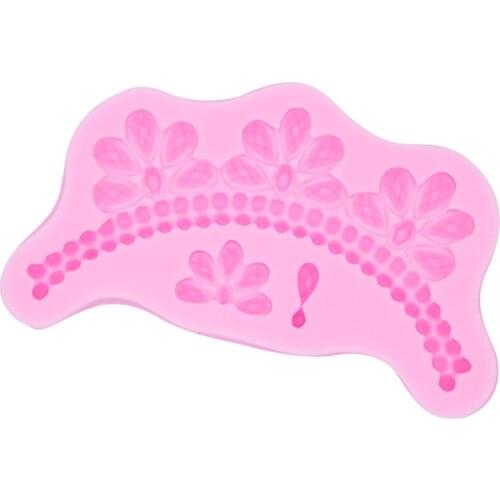 Pattern Liquid Silicone Mold Fondant Cake Baking 15-760