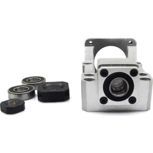 1/2 piece of Cast aluminum C7 ball screw support bearing block ball screw linear bearing block HM12-60 15-57 for nema23 34 32