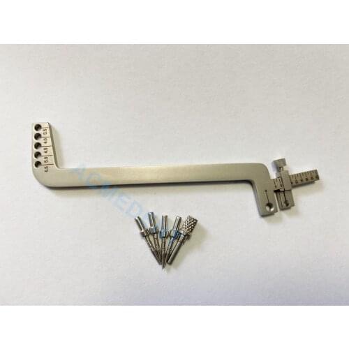 1Set Dental Guide Appliance Guidence Implant Locator Pins Gauge Ruler Locating Sliding Caliper S-Shape 2021NEW Multiple Teeth