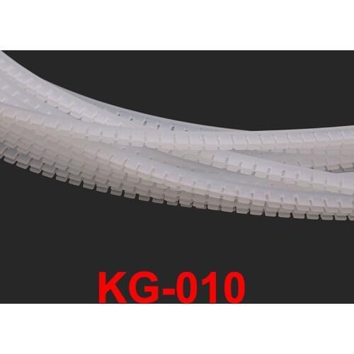 10M KG-010 Fit Panel 10mm Thickness Groove White Black PE Insulated Timing Line Sheath Sleeve Slot Movable Bushing