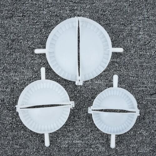 3pcs/SET Dumpling Mould Press Pasty Maker Mold Dimsum Kitchen Tool Calzone Empanada Dumpling Maker Form Wrapper Presser Cook