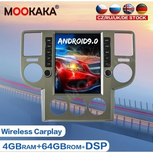 Tesla Style Android 9.0 4+64G Car Radio GPS Navigation For NISSAN X-trail T30 2002 - 2008 Auto Stereo Multimedia Player Headunit