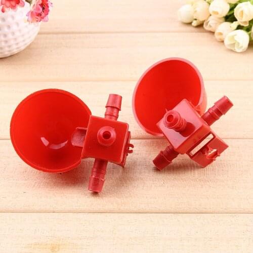 1/3/5pcs Poultry Automatic Quail Water Drinker Drinking Cup Bird Coop Chick Feed Cup Convenient For Home Chicken Poultry Use