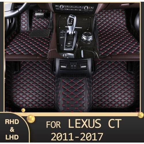 MIDOON Car floor mats for LEXUS CT series 200h CT200h 2011 2012 2013 2014 2015 2016 2017 Custom auto foot Pads automobile carpet