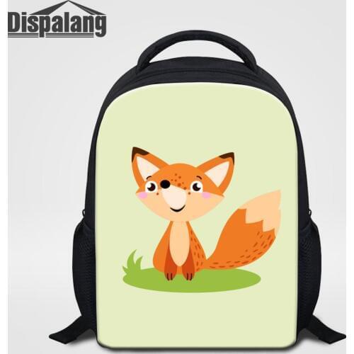 Dispalang Kids Small Backpack Baby Girl Boy Cartoon Fox Lion Zebra Unicorn Printing School Bag For Kindergarten Children Mochila