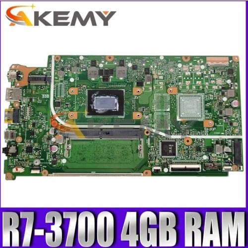 X512DA Motherboard For Asus X512DA F512DA X512D F512D X512DK Laptop Motherboard W/ 4G-RAM Ryzen 7 3700U CPU