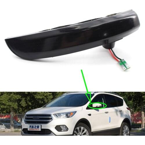 Side Mirror Turn Signal Light For Ford Kuga 2013~2019 Car Side Mirror Indicator Auto Rear View Mirror Lamp