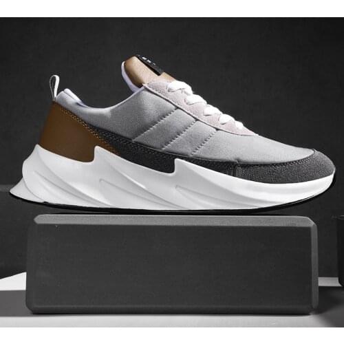 Lightweight Platform Mens Running Sports Shoes Male Increased Breathable Casual Walking Shoes Man Black Sneakers