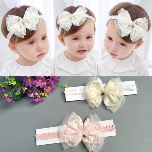 Cute Baby Girls Toddler Newborn Big Headband Headwear Hair Bow Accessories Baby Girl Headwear