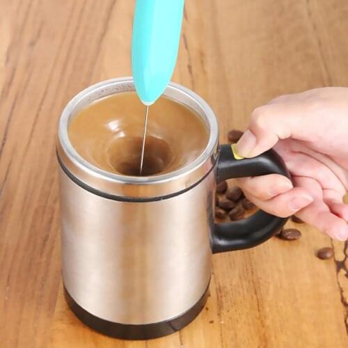 Mini Handle Stirrer 1pc Electric Egg Beater Frother Foamer Practical Kitchen Cooking Tool Milk Drink Coffee Mixer