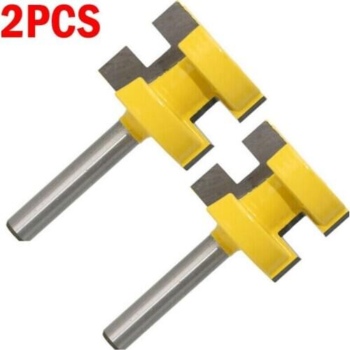 2 Pcs Router Bits Set Edge Forming Shank Engraving Machine Suitable Gear Chisel Accessories
