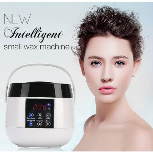 Touch Button Wax Heater Set Warmer Strips Hair Wax Hair Remove 500ml Electric Waxing Machine Hard Beans Kit Set with LCD Display