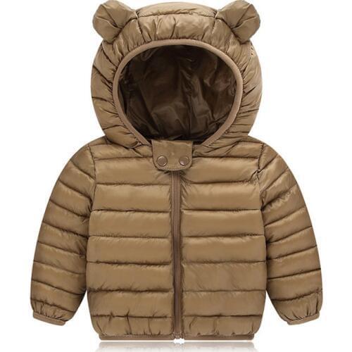 2018 Winter New Baby Boy and Girl Clothes,Childrens Warm Jackets,Kids Sports Hooded Outerwear 5 Colors