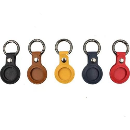 For Apple Airtags Cases New Protective Cover PU Leather Case Location Tracker Protector Shell for AirTags Tracking Accessories