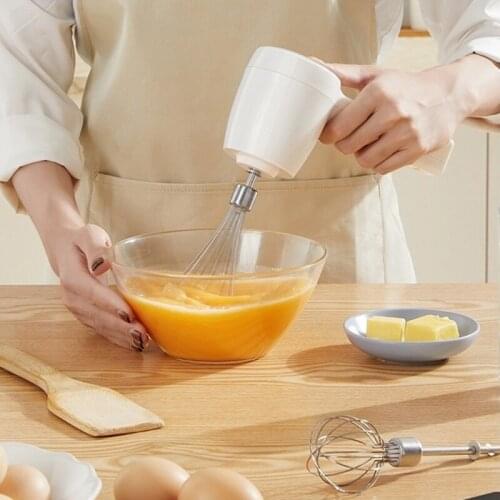 Portable Electric Mixer Egg Beater Milk Frother Rechargeable Handheld Foam Maker Coffee Frother Blender Cake Mixer