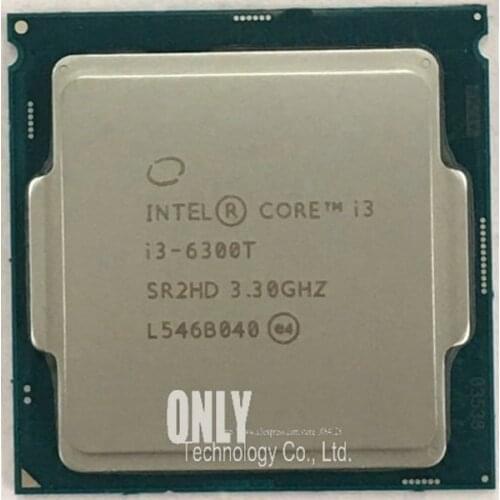 Intel ORIGINAL i3 6300T i3-6300T 3.3G 14NM 35W SR2HD CPU Processor Desktop CPU Desktop scrattered pieces
