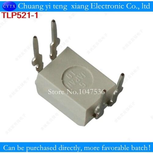 20PCS/lot TLP521-1 P521 TLP521-1gb DIP-4 programmable controllers ac/dc-input module solid state relay