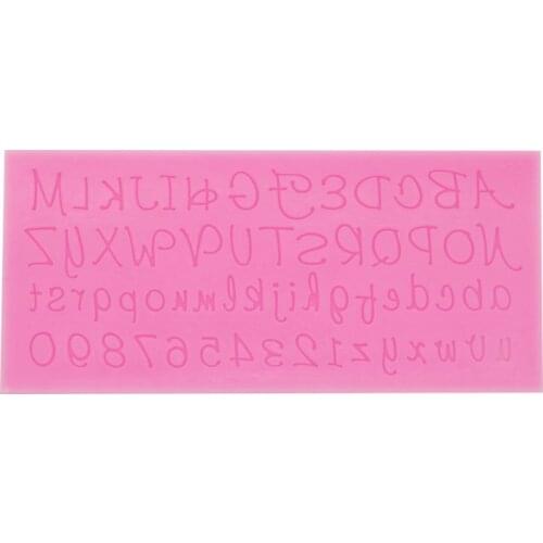 Silicone Cake Mold Alphanumeric Fondant Mold 15-324