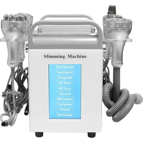 Vaccum cavitation sliming machine 40k ultrasonic rf body fat remover anti-cellute body shaping spa equipment