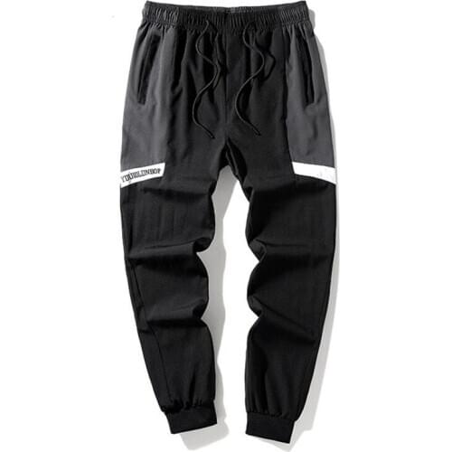 2020 Spring Joggers Mens Casual Pants Sportswear Tracksuit Bottoms Loose Streetwear Trousers Jogger Men Track Pants