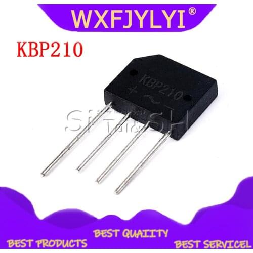 10PCS KBP210 2A 1000V BRIDGE RECTIFIER new and original IC