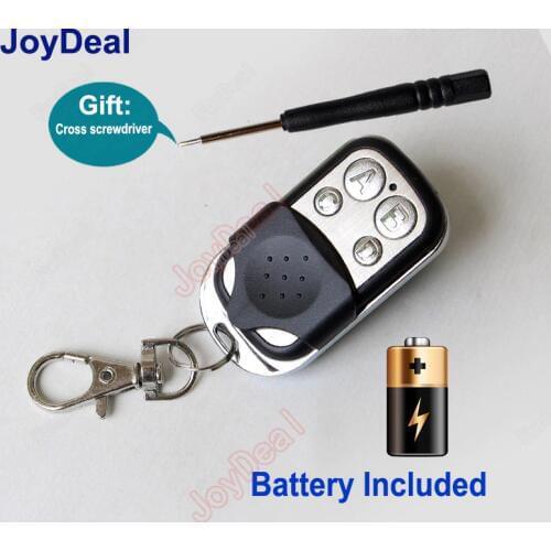 433Mhz Remote Control Duplicator Copy Code Cloning Car Garage Door Opener Transmitter for Security Alarm Electronic Gates Switch