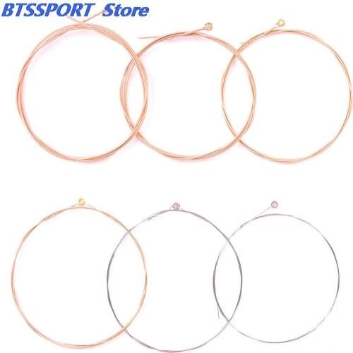 6pcs/set Acoustic Guitar Strings Set Brass For Wooden Guitar Musical Instruments Guitarra Bass Parts & Accessories