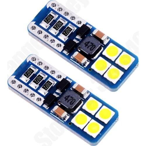 Automobile Led Instrument Lamp T108smd 3030 CANbus Electrodeless Decoding Universal Refitting Instrument Indicating Wide Lamp