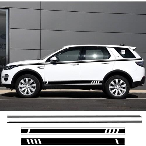Car Side Door Stickers Auto Vinyl Film Stripes Decals For Land Rover discovery 4 3 2 sport freelander 2 Car Tuning Accessories